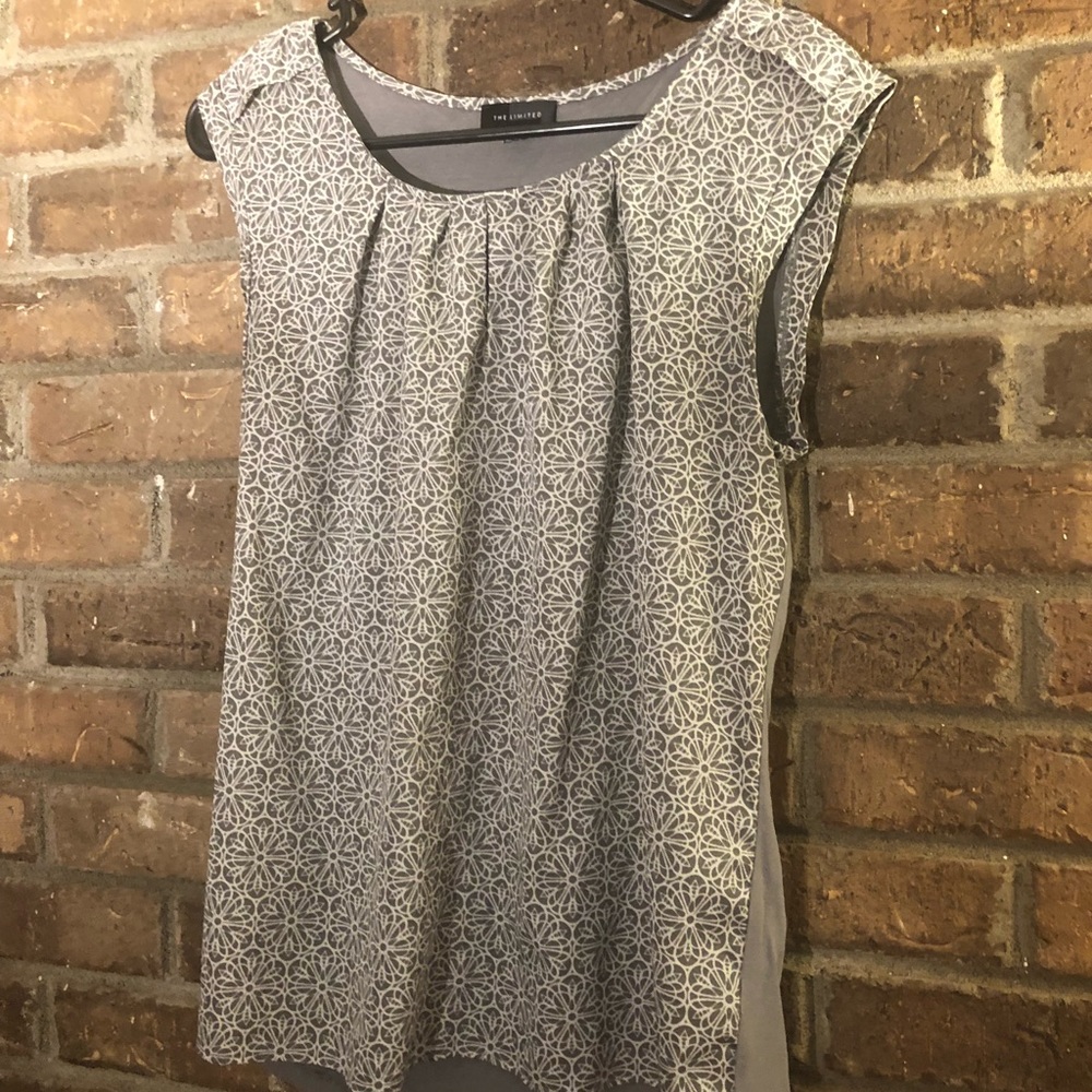 The Limited Gray Blouse. Medium.